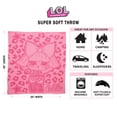 thumbnail image 2 of Franco Kids Bedding L.O.L. Surprise Micro Raschel Throw Blanket, 46" x 60", 2 of 5