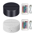 thumbnail image 2 of QualitChoice Bedroom Decor Football Night Light With Smart Touch Unique Football Gift 3D Lighting Effect Lamp Cracked base, 2 of 6