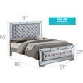 thumbnail image 2 of Glory Furniture Hollywood Hills King Panel Bed in Silver Champagne, 2 of 2