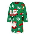 thumbnail image 5 of Peignoirs pour Femmes Peignoir Long Chaud Tendance à Manches Longues d'Hiver Pyjama Robe de Nuit, 5 of 5