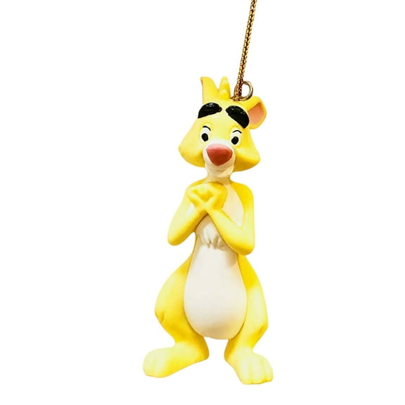 Yellow Rabbit 3” Christmas Tree Ornament Figure Figurine Holiday Charm New