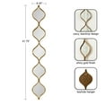 thumbnail image 6 of Kate and Laurel Loxi Slim Teardrop Panel Wall Mirror, 7 x 42, Gold, Glam Tall Teardrop Mirror Wall Decor for Use as Skinny Entryway Mirror or Decorative Bedroom Mirror, 6 of 9