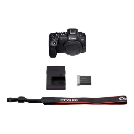 Canon - EOS R8 4K Video Mirrorless Camera (Body Only) - Black