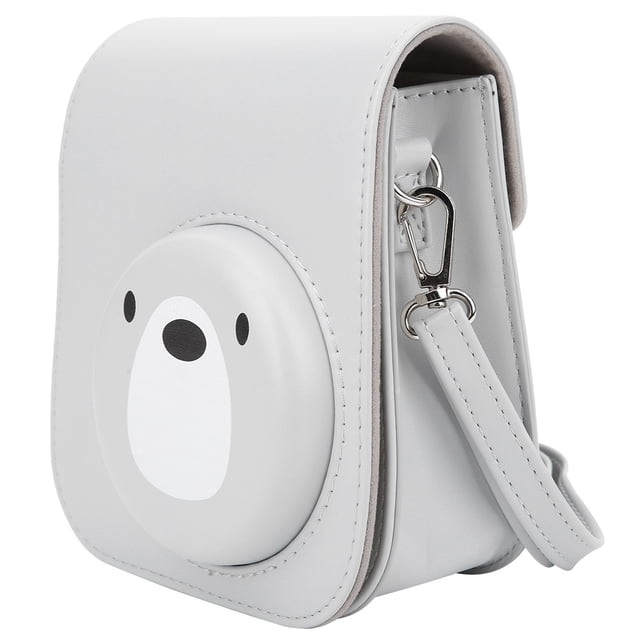 PU Retro Camera Bag Cover Storage Pouch with Shoulder Strap for Instant Camera mini11