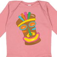 thumbnail image 4 of Inktastic Happy Tiki Face Boys or Girls Long Sleeve Baby Bodysuit, 4 of 5
