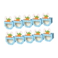 thumbnail image 3 of Sharprepublic 10 Pieces Foldable Candy Boxes Paper Gift Packaging Box for Holiday Birthday Blue, 3 of 8