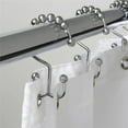 thumbnail image 5 of MTFun Bathroom Shower Rustproof Curtain Rings Stainless Steel Curtain Hooks Roller Glide Shower Hook Ring for Bathroom Window Shower Rods Curtains, 5 of 9