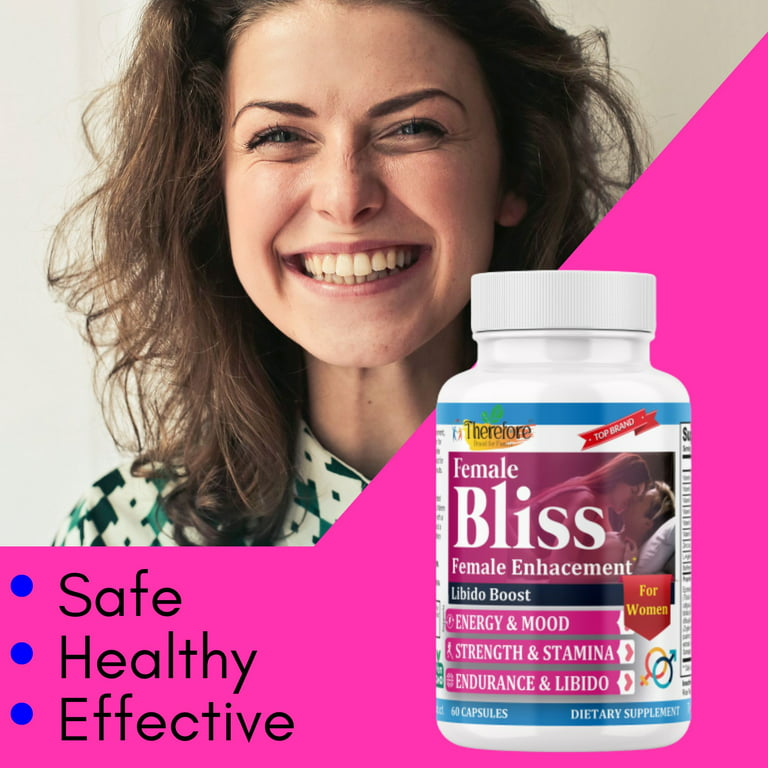 Female Bliss Enhancement Pills, Natural Mood & Energy Booster for Women  with Horny Goat Weed, Ginseng, Maca Root, Women Health Supplement for  Support