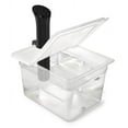 thumbnail image 1 of EVERIE Sous Vide Container 12 Quart EVC-12 with Collapsible Hinged Lid Compatible with Anova Nano or AN500-US00 or Anova Pro 3.0, Also Fits Instant Pot, 1 of 6
