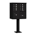 thumbnail image 2 of Cluster Box Unit with 8 Doors and 2 Parcel Lockers in Gray with USPS Access Type I, 2 of 6