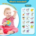 thumbnail image 3 of Talking Flash Cards for Toddlers,540 Sight Words Flash Cards Speech Therapy Toys - Learning Educational Gifts for Age 1 2 3 4 5 6 Years Old Boys and Girls(540 Sight Words_Blue), 3 of 6