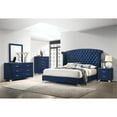 thumbnail image 6 of Melody 4-piece California King Tufted Upholstered Bedroom Set Pacific Blue, 6 of 6