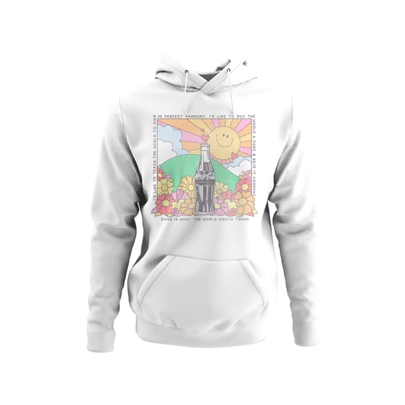 Officially Licensed Coca Cola Harmony Sunshine Design Women's Hoodie