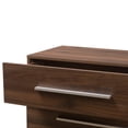 thumbnail image 6 of Baxton Studio Auburn Mid-Century Modern Walnut Brown Finished Wood 4-Drawer Chest, 6 of 10
