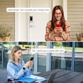 thumbnail image 5 of BEBASIA Smart Fingerprint Door Lock with Handle Set, Full App Control, Keyless Entry Door Lock, Electronic Digital Touchscreen Keypad, Deadbolt Smart Locks for Front Door, Auto Lock, Satin Nickel, 5 of 7