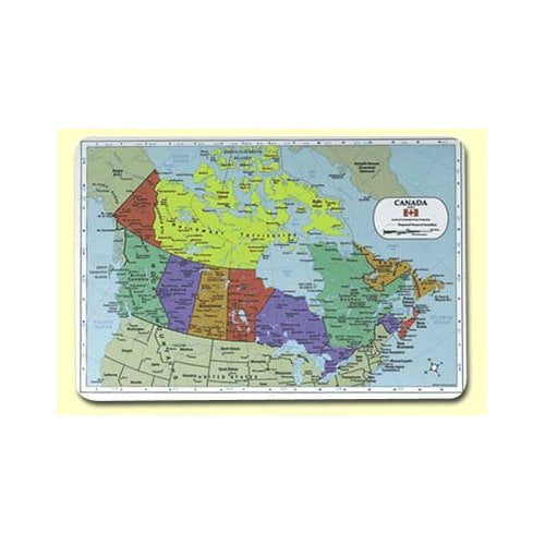 Painless Learning Canada Map Placemat