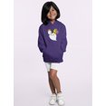 thumbnail image 2 of Cute Ghost With Spooky Balloons Hoodie Juniors -Image by Shutterstock,  Large, 2 of 4