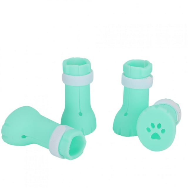 Juego de 4 Uds. De cubierta para pies con garra para lavado de Gato, antiarañazos, para baño, uñas de gato, Protector de patas, zapatos, botas