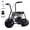 Silver, variant on TOXOZERS 50cc Mini Bike, Gas-Powered Mini Dirt Bike with Extra-Wide Seat,Perfect Gift for Kids 8+,25 MPH & 150 LBS Capacity,Purple