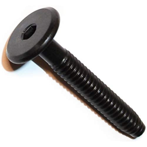 1/4"-20 x 1.57" Black Steel Coarse Thread Joint Connector Bolts (10 pcs.)