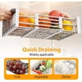 thumbnail image 4 of Extend Kitchen Sink Drain Basket, 2026 New Stainless Steel Retractable Sink Rack, Over Sinks Dish Rack, Portable Multi-Functional Design for Vegetables, Fruits and Dishes, 4 of 7