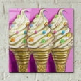 thumbnail image 4 of Epic Art 'Ice cream faces' by Howie Green, Acrylic Glass Wall Art, 12"x12", 4 of 8