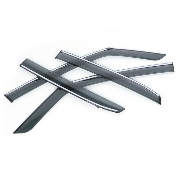 Window Deflector, Electrosilvering 4pcs Car Visor Guard, Sun Rain Shade Deflector Sun Rain Visor, For Wind Guard Window Window Visor Shading