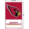 thumbnail image 3 of NFL Arizona Cardinals - Logo 21 Wall Poster with Push Pins, 22.375" x 34", 3 of 6