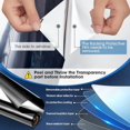 thumbnail image 6 of Window Privacy Film One Way,Reflective Home Glass Mirror Tint See Out Not in,Heat Control Sun Blocking Static Cling for Office Front Door Daytime Privacy Covering,Black-Silver,17. 5x78. 7 in, 6 of 9