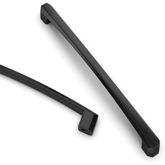 The 10 Pack 7 Inch(177mm) Matte Black Kitchen Cabinet Handles, Cabinet Pulls Kitchen Cabinet Hardware for Cupboard Drawer Handles Dresser Pulls