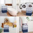 thumbnail image 6 of 2-Pack Large Laundry Basket, Waterproof, Freestanding Laundry Hamper, Collapsible Tall Clothes Hamper with Extended Handles for Clothes Toys in the Dorm and Family (Blue, 75L), 6 of 6