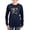 Navy, variant on CafePress - Kawaii Style Illustration Women's Long Sleeve T Shirt - Women's Long Sleeve Graphic Tee Casual Fit