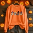 thumbnail image 2 of Highland Cow Witch Halloween Sweatshirts for Women 2025 Long Sleeve Crewneck Funny Cute Graphic Sweatshirt Pullover Tops, 2 of 3