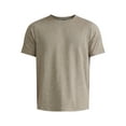 thumbnail image 4 of Athletic Works Men's and Big & Tall Men's Soft ButterCore Tee with Short Sleeves, Sizes S-5XL, 4 of 5