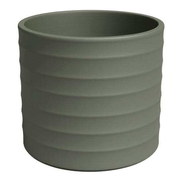 Maceta de Cerámica Artevasi Chloe Horizontal 21cm Verde Olivo