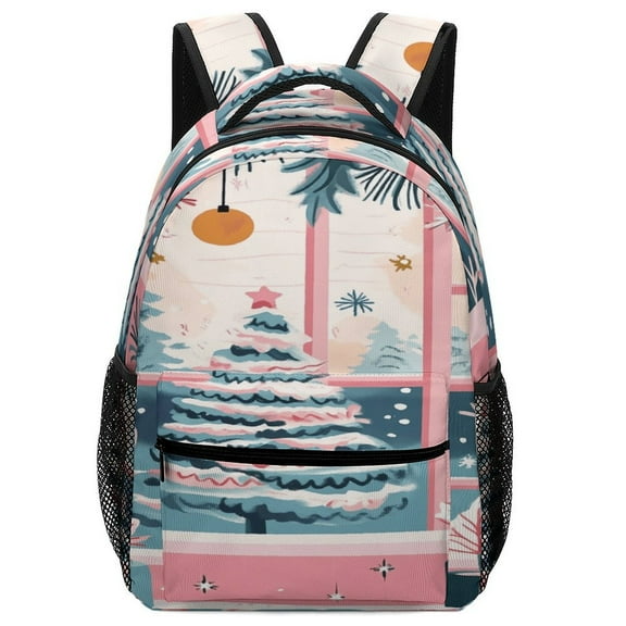 Christmas Tree Backpack for Teenage Business Daypack College Canvas Bags Durable