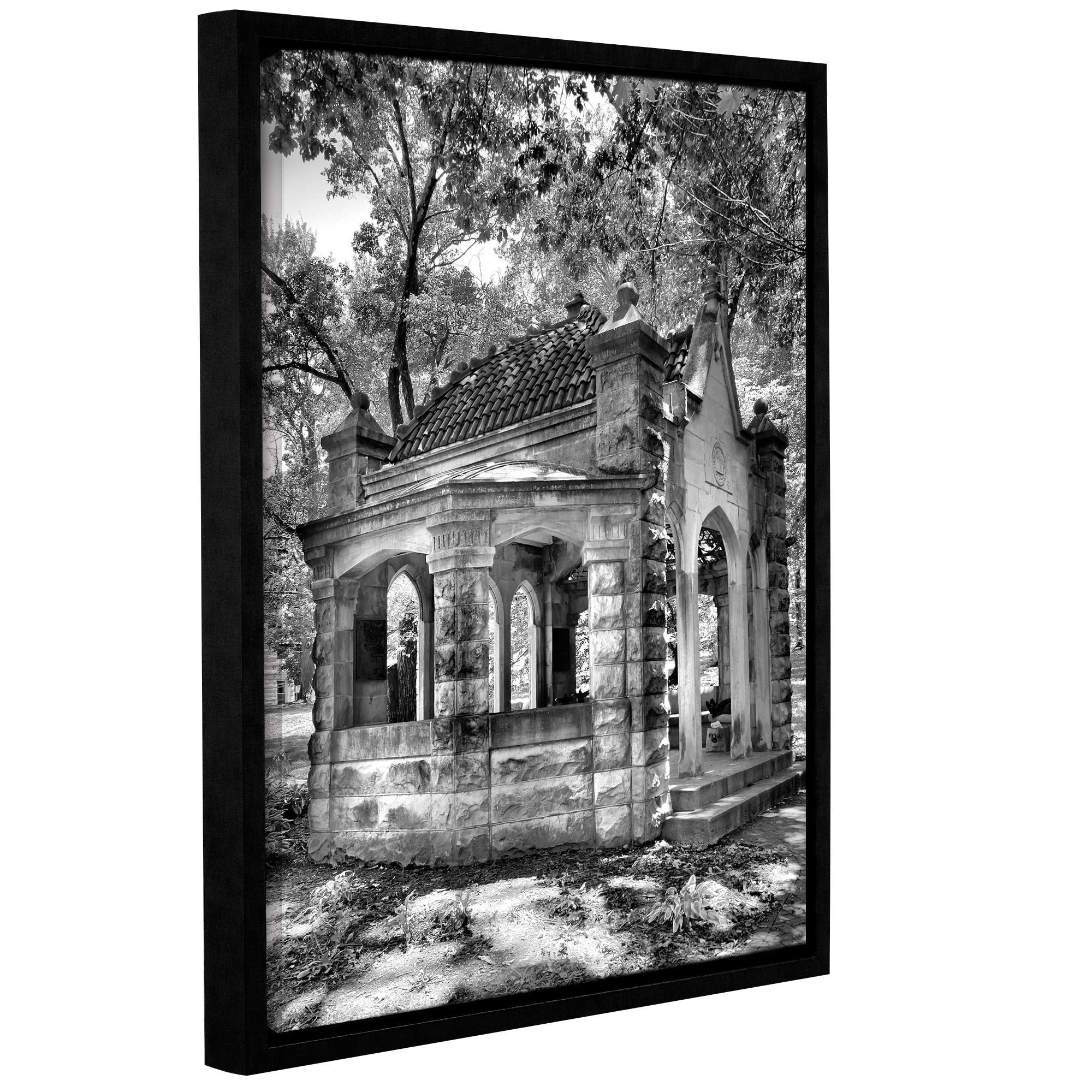 ArtWall Steve Ainsworth "Old Well House" Gallery-Wrapped Floater-Framed Canvas