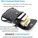 thumbnail image 5 of Bolso bandolera de cuero PU suave para teléfono móvil, estuches de transporte para teléfono móvil, bolso de hombro, uso diario, negro Sailing Electrónica, 5 of 5