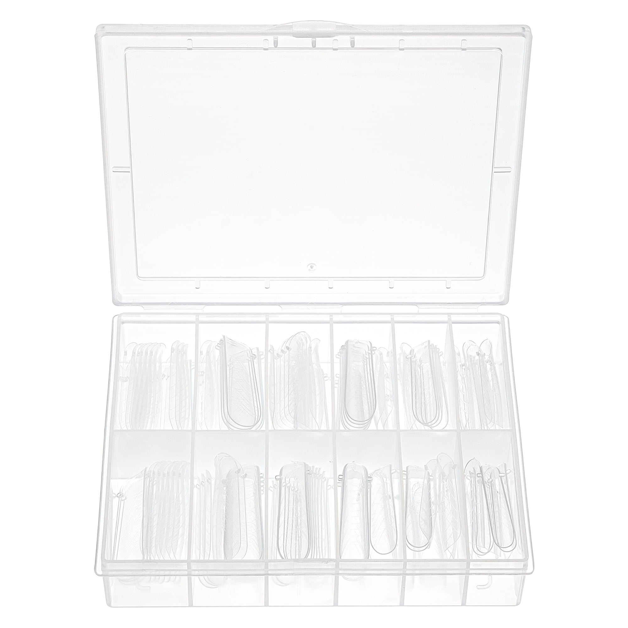 Unique Bargains Scale Faux Crystal Extension Fake Nails 120 Pcs [JM-22]