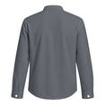 thumbnail image 7 of LYHaoo Boys Long Sleeve Shirt Kids Classic Lace up Theme Tops(9-10 Years), 7 of 7