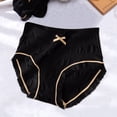 thumbnail image 3 of Sngxgn Women's Cotton Panties Pack, ComfortSoft Underwear(Black,One Size), 3 of 3
