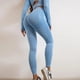 thumbnail image 1 of uds Yoga mallas de manga larga pantalones traje sin costuras gimnasio deportes conjunto ropa activa mujeres ropa deportiva Push Up Fitness ropa de entrenamiento, 1 of 5
