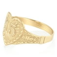 thumbnail image 2 of Ioka - 14K Solid Yellow Gold 15 Years Birthday with Heart Quinceanera Ring - Size 8.5, 2 of 4