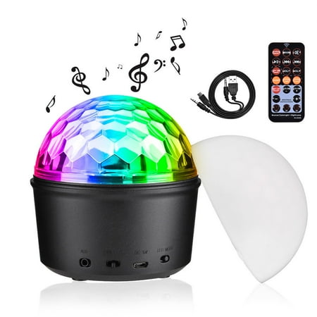 Laser Photo Crystal - Mini Led Stage Lamp Laser Projector DJ KTV Crystal Magic Ball Night Light Remote