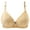 Light Yellow, variant on Women's Embroidered Floral Plus Size Push Up Side Nipple Adjuster Bra Cover Without Underwire Bras Strapless