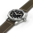 thumbnail image 2 of Hamilton H70225830 Mens Khaki Field Expedition Leather Strap Black Dial Automatic 100M Watch, 2 of 2