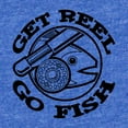 thumbnail image 2 of CafePress - FIN Get Reel Go Fish Black - Cute Infant Baby Football Bodysuit, 2 of 3