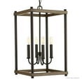 thumbnail image 7 of Urban Ambiance Luxury Farmhouse Pendant, Size: 25"H x 14"W, with Urban Industrial Style Elements, Olde Bronze Finish and Clear Seeded Shade, UHP2382, 7 of 7