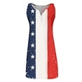 thumbnail image 5 of Puntoco Vestidos Mujer Fancy 2024 Nuevo vestido sin mangas con botones en el pecho y cuello en V estampado para mujer, 5 of 5