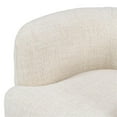 thumbnail image 5 of Pemberly Row Upholstered Traditional Fabric Accent Chair in Cream, 5 of 6